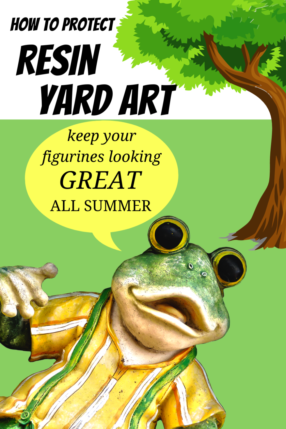 How to Prevent Resin Lawn Ornaments From Fading | Make it a Garden
